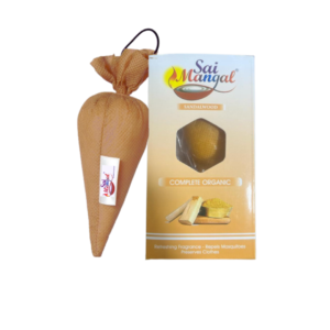 Sai Mangal Camphor Cone (Sandalwood) 60 gms